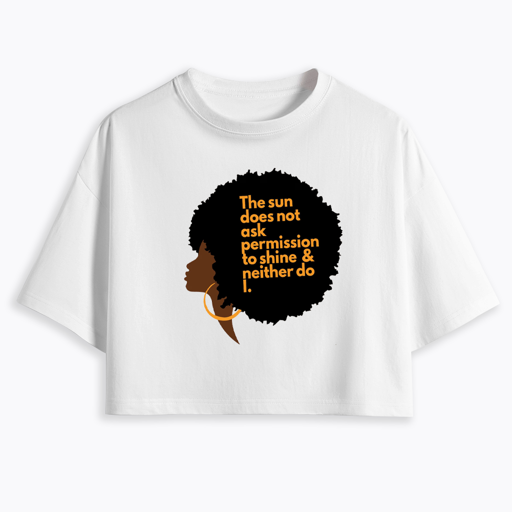 Inspirational Graphic Cropped T-Shirts