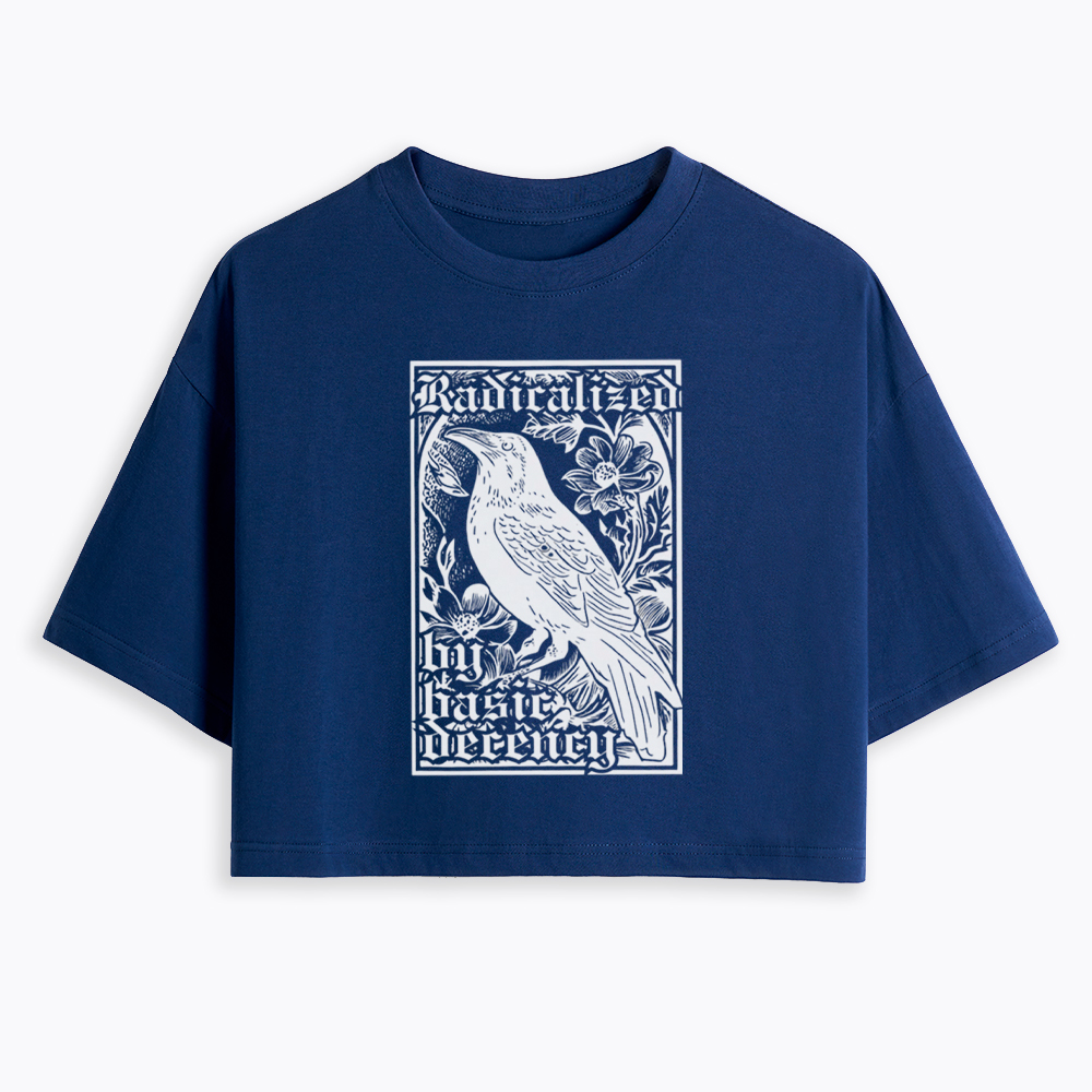 Radicalized By Basic Decency Cropped T-Shirt