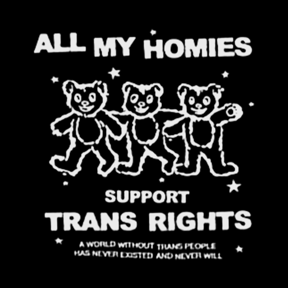 Respect Trans Rights Cropped T-Shirts