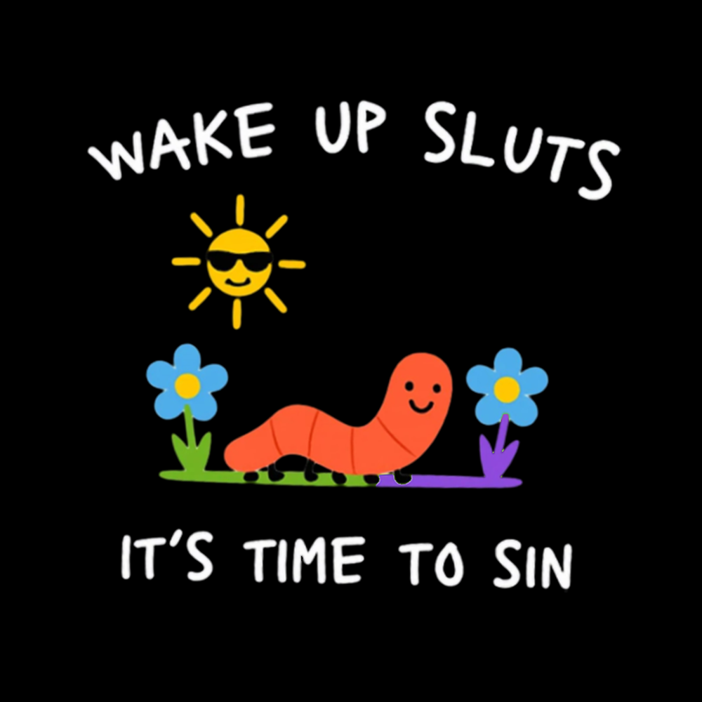 Wake Up Sluts Cropped T-Shirts