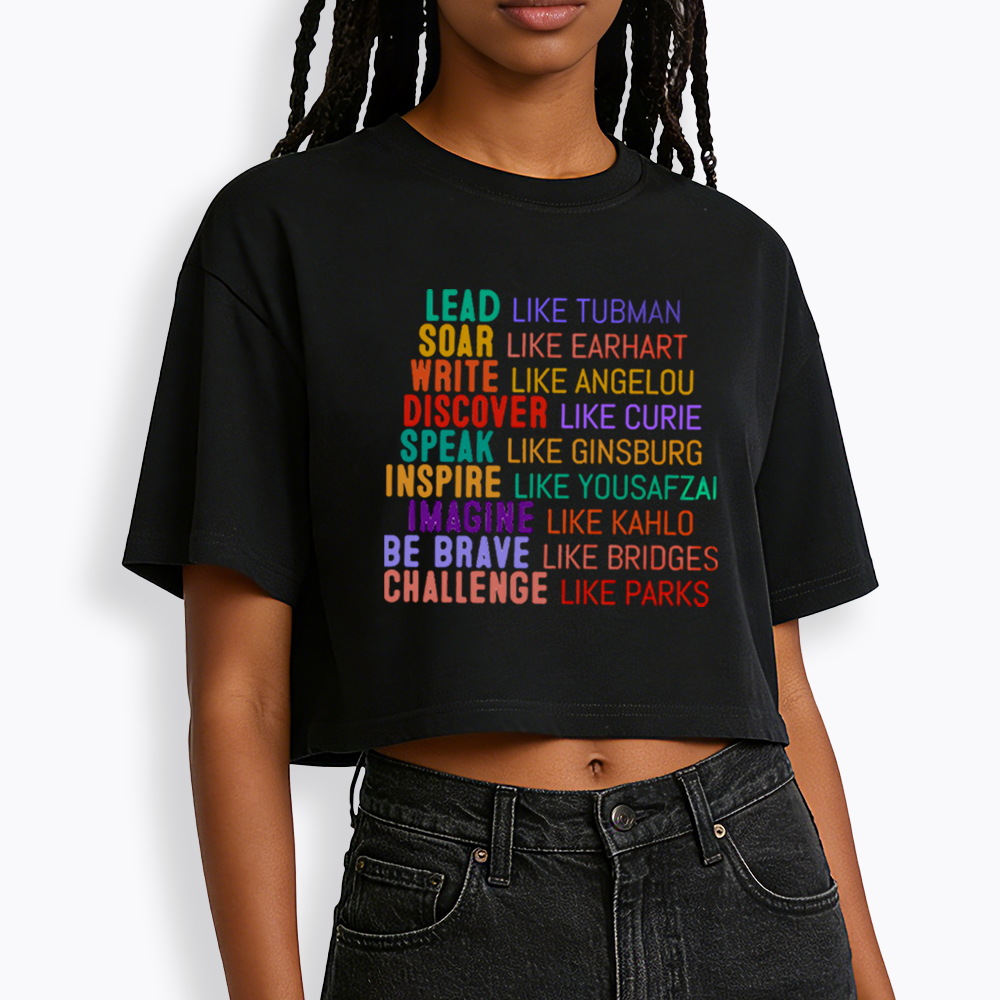 Women's History Month Cropped T-Shirts