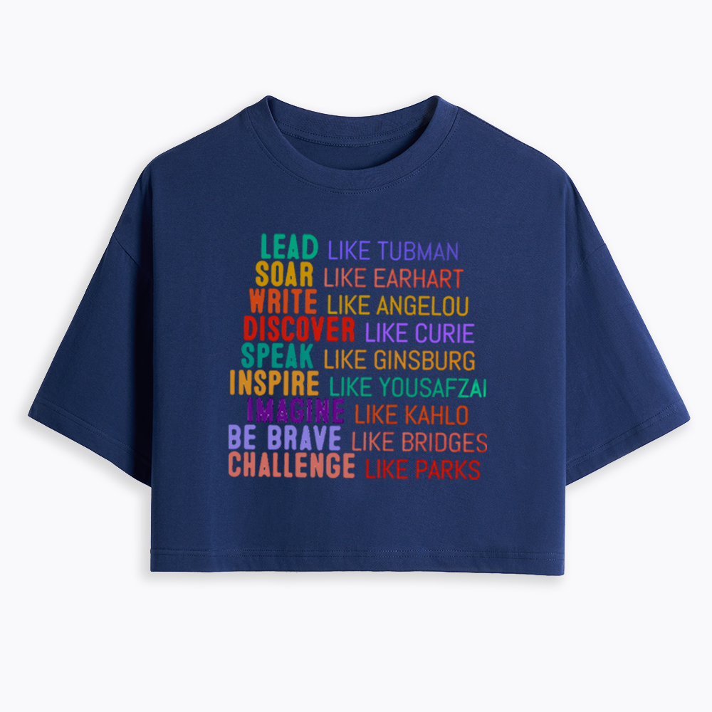 Women's History Month Cropped T-Shirts