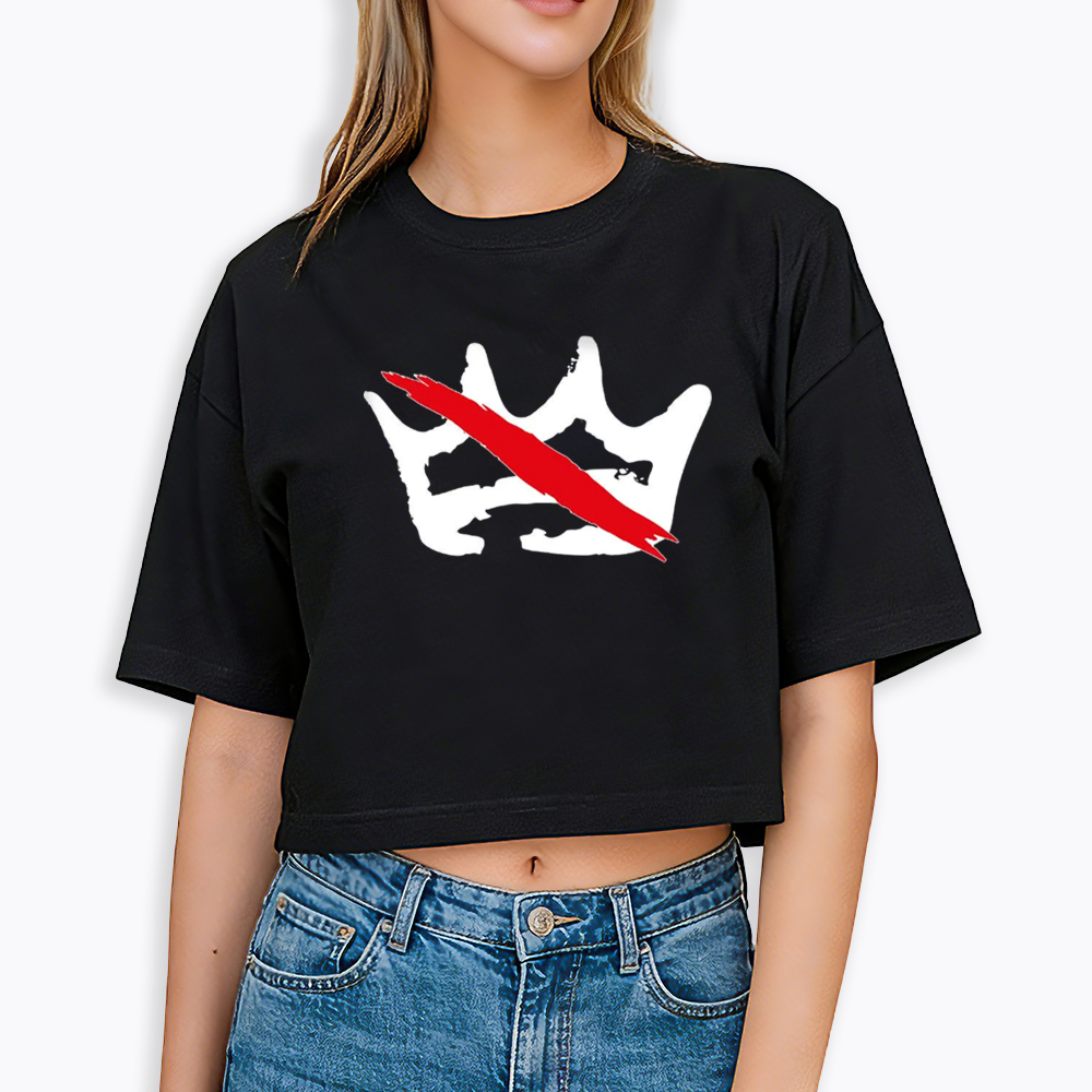 No Kings Cropped T-Shirts