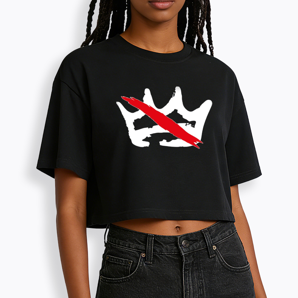 No Kings Cropped T-Shirts