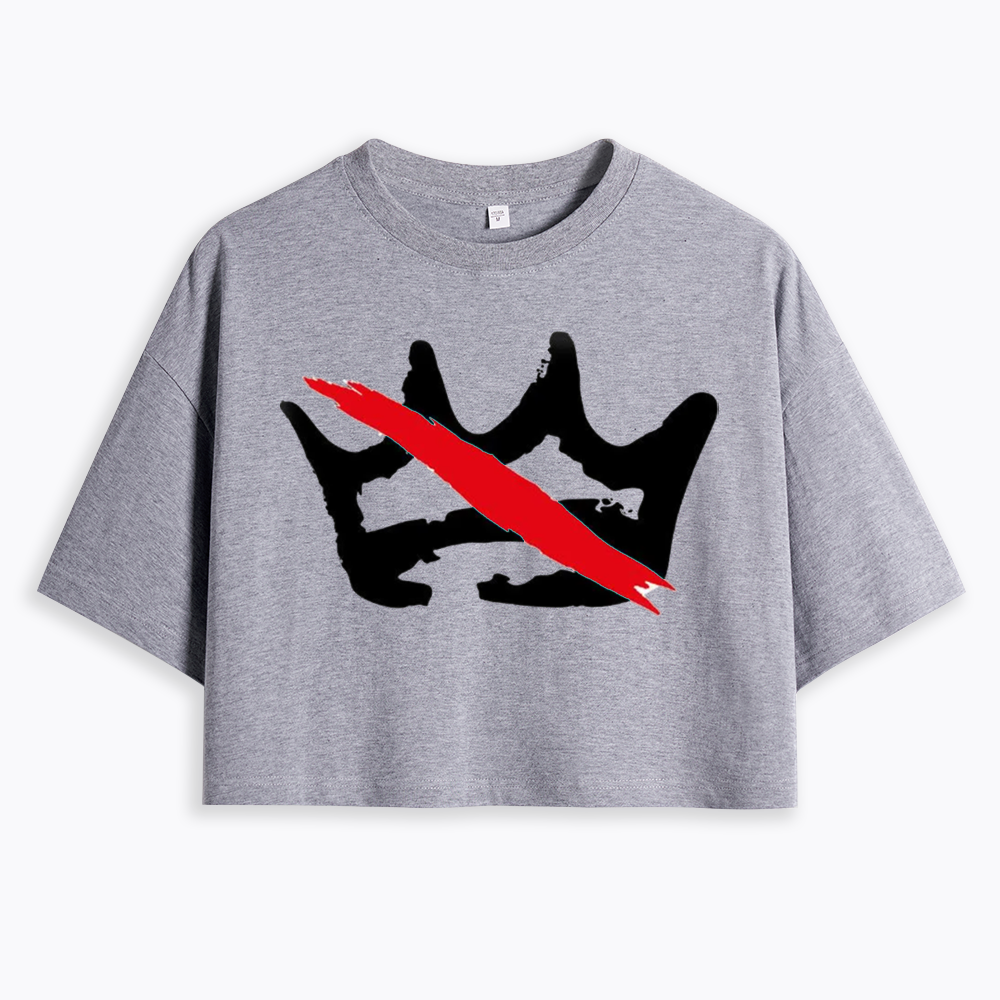 No Kings Cropped T-Shirts