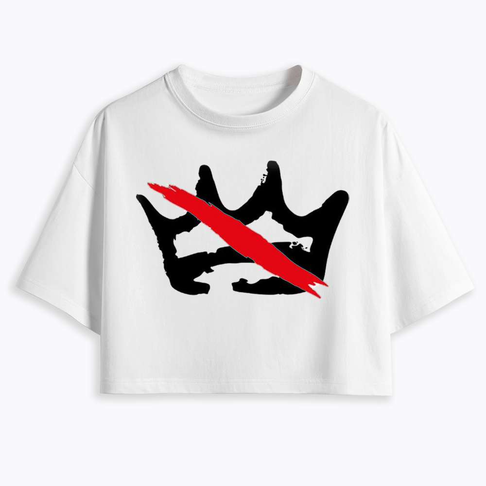 No Kings Cropped T-Shirts