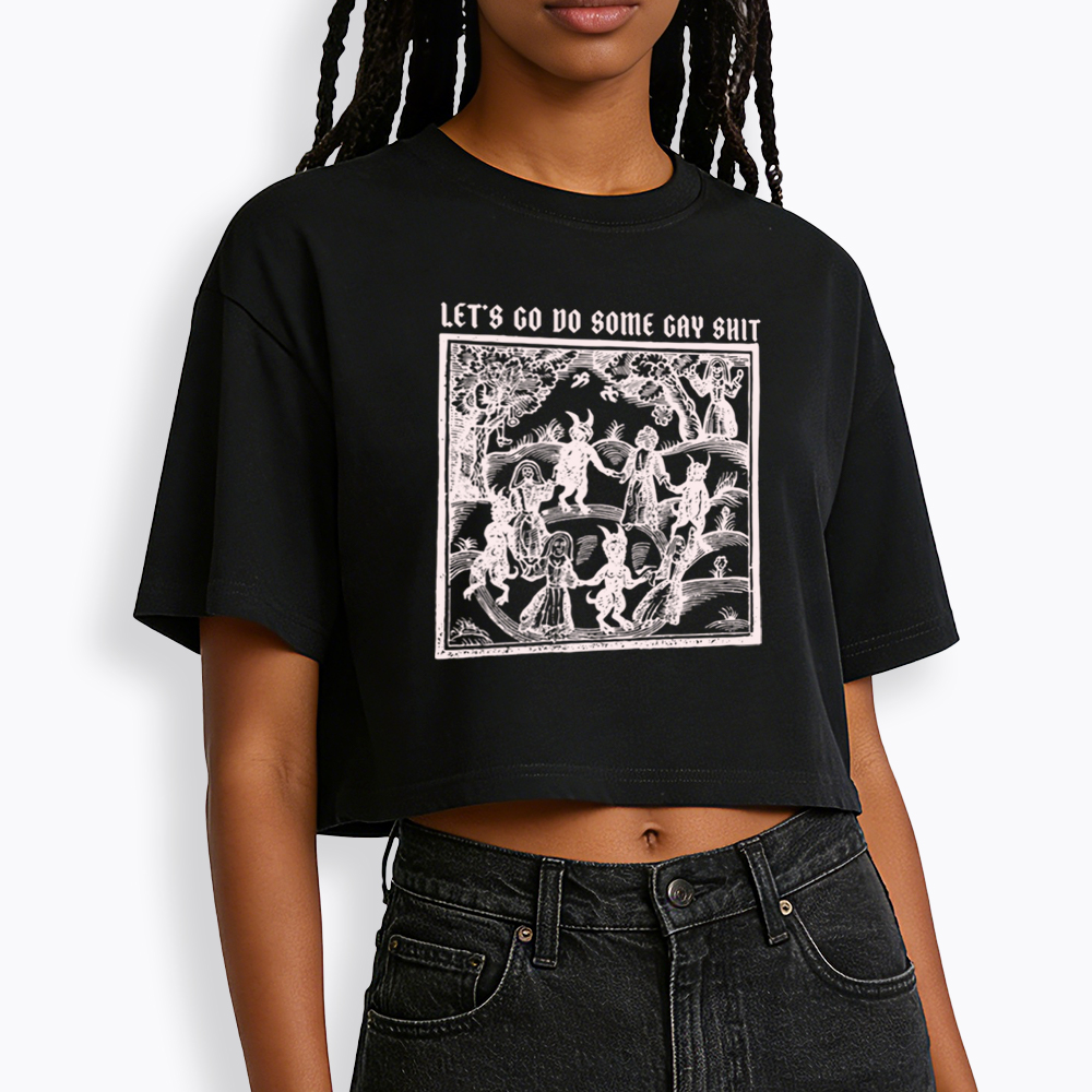 Gay Medieval Cropped T-Shirt