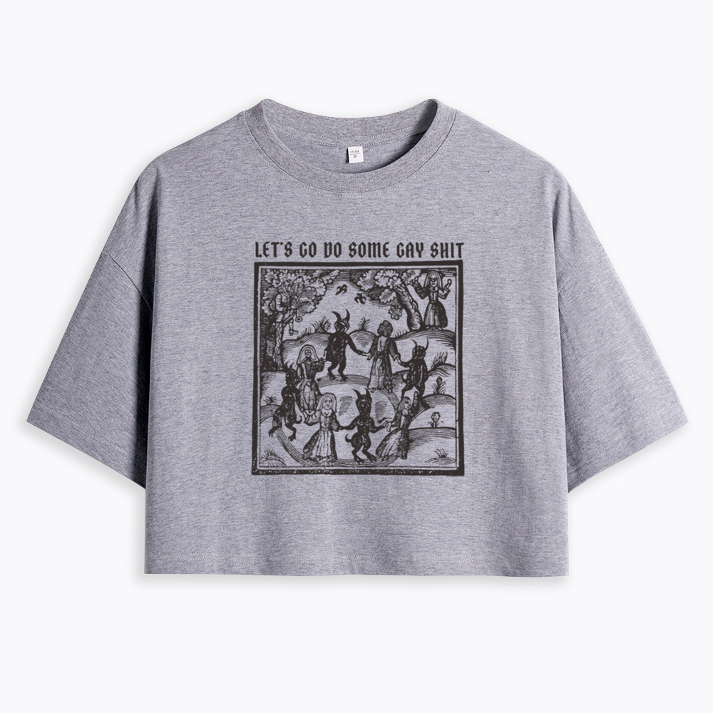 Gay Medieval Cropped T-Shirt