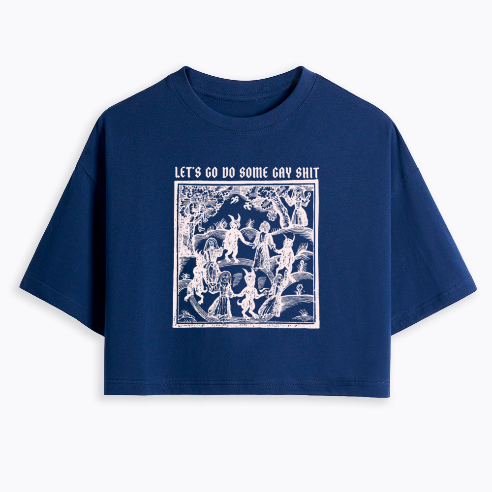 Gay Medieval Cropped T-Shirt