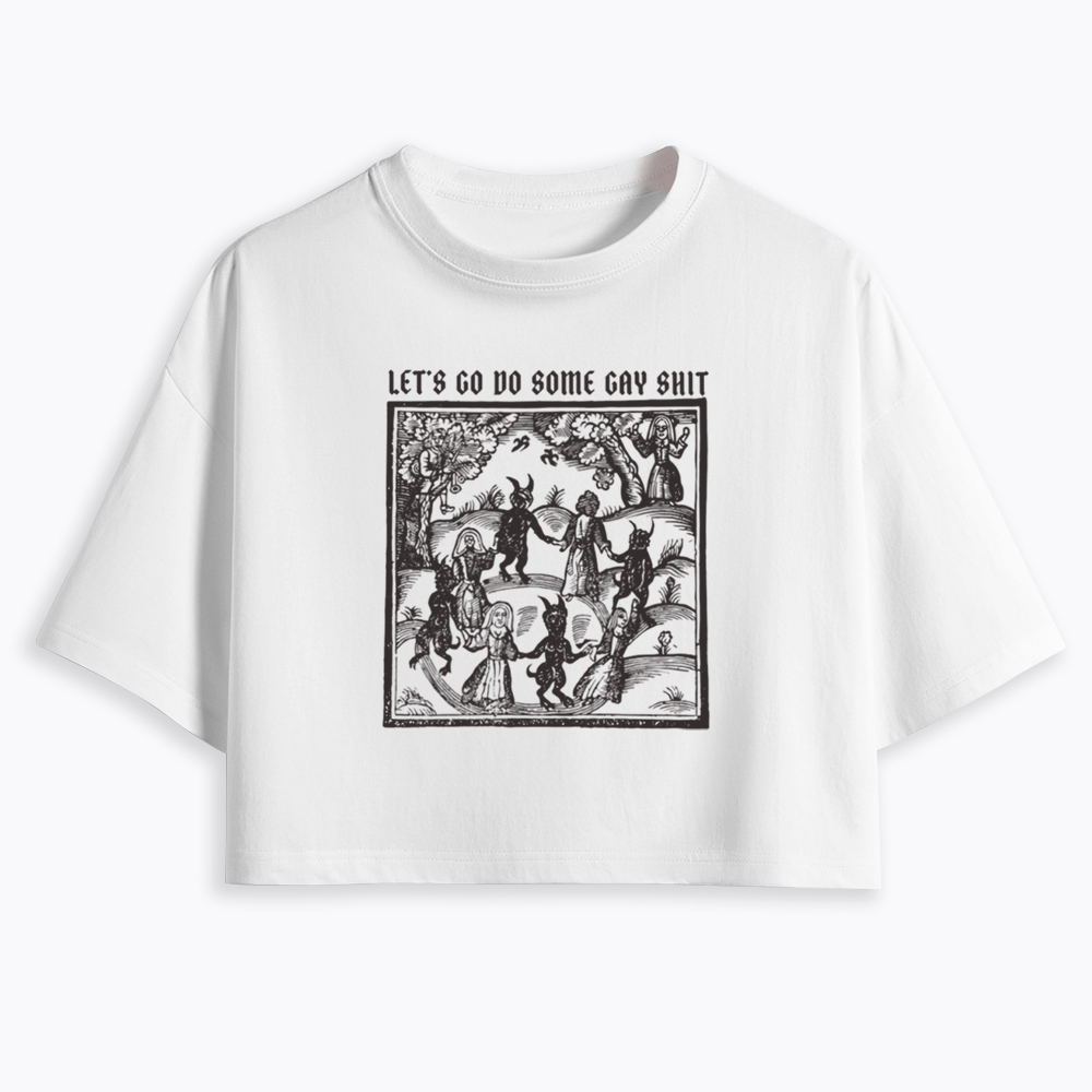 Gay Medieval Cropped T-Shirt