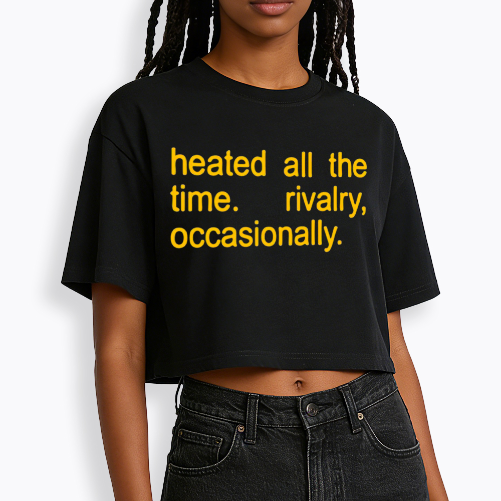 Heated All The Time Cropped T-Shirt