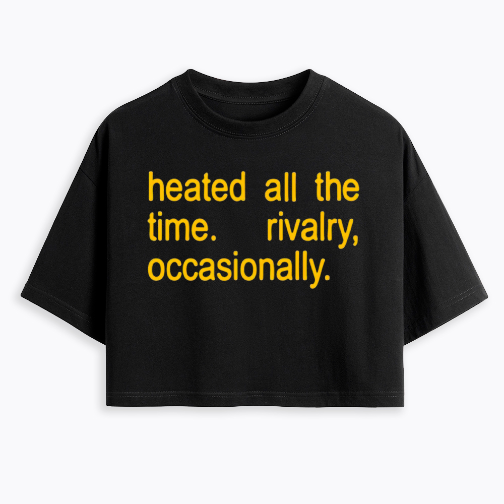 Heated All The Time Cropped T-Shirt
