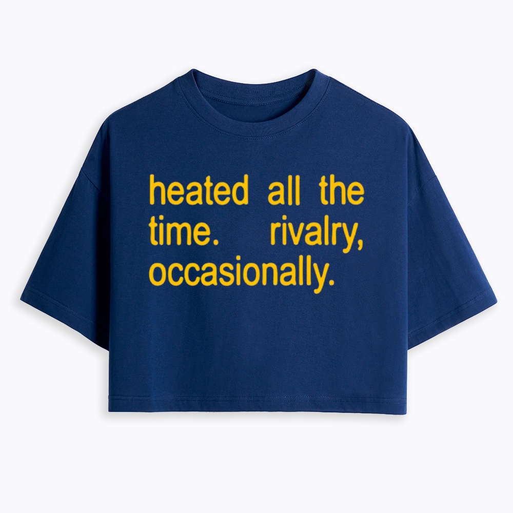 Heated All The Time Cropped T-Shirt