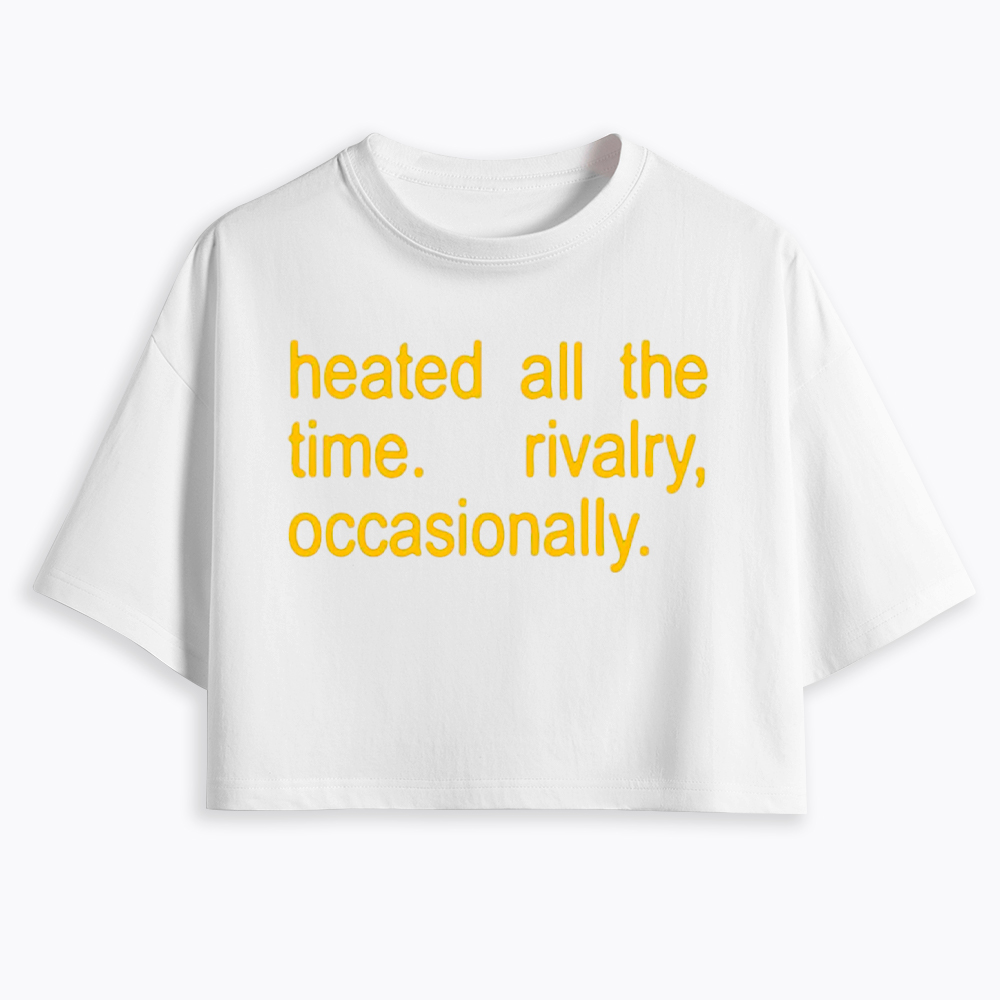 Heated All The Time Cropped T-Shirt