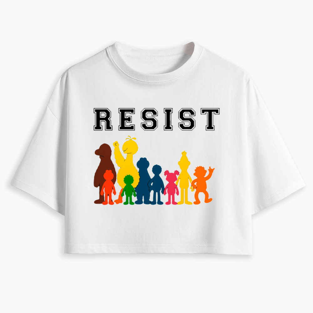Save PBS Resist Cropped T-Shirt