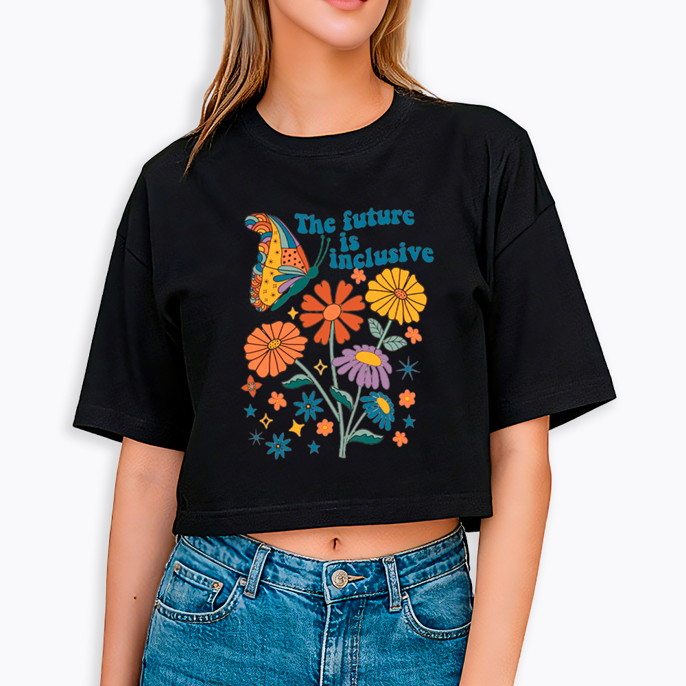 The Future is Inclusive Cropped T-Shirt