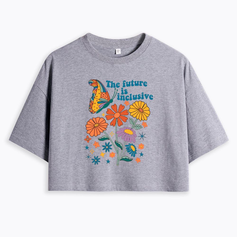 The Future is Inclusive Cropped T-Shirt