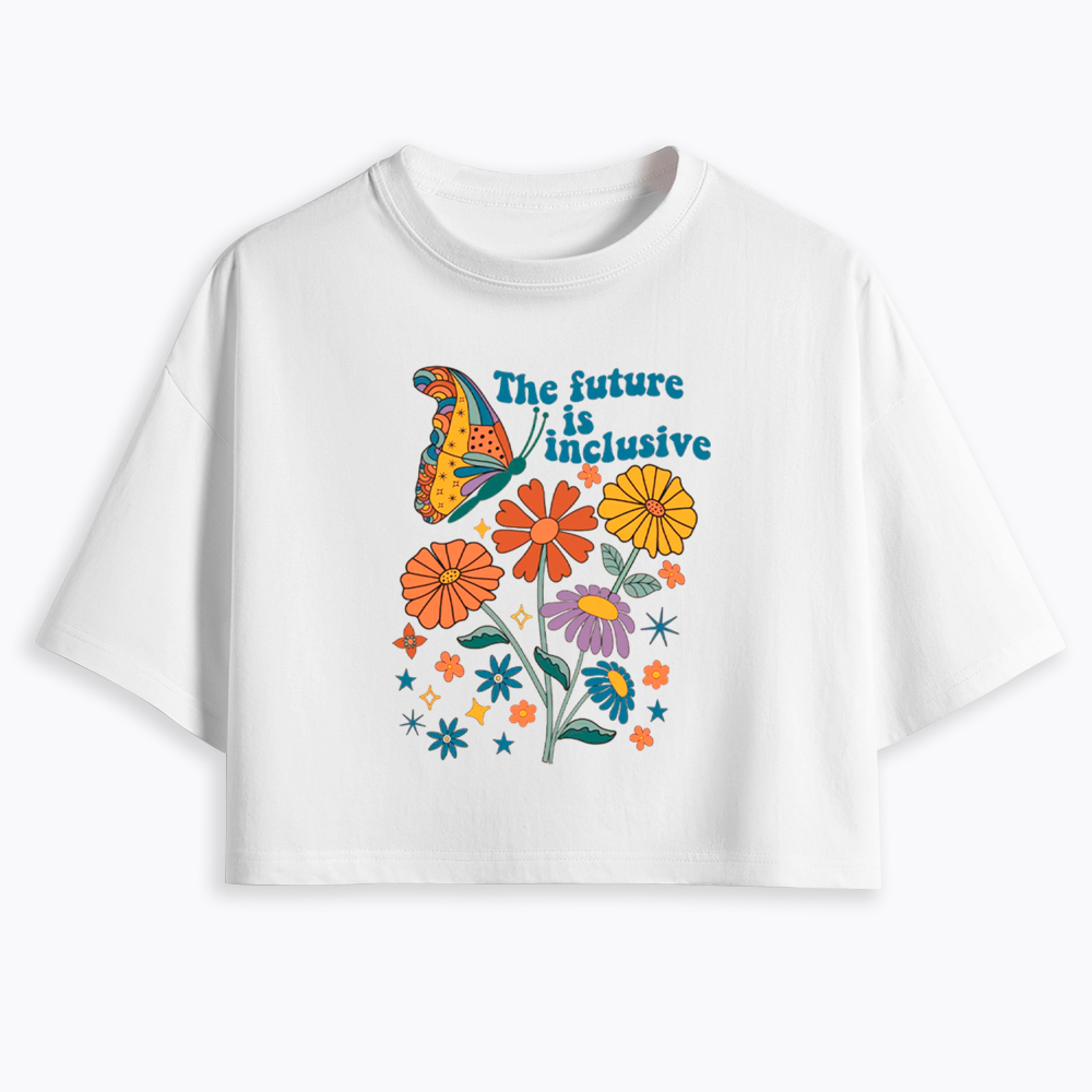 The Future is Inclusive Cropped T-Shirt
