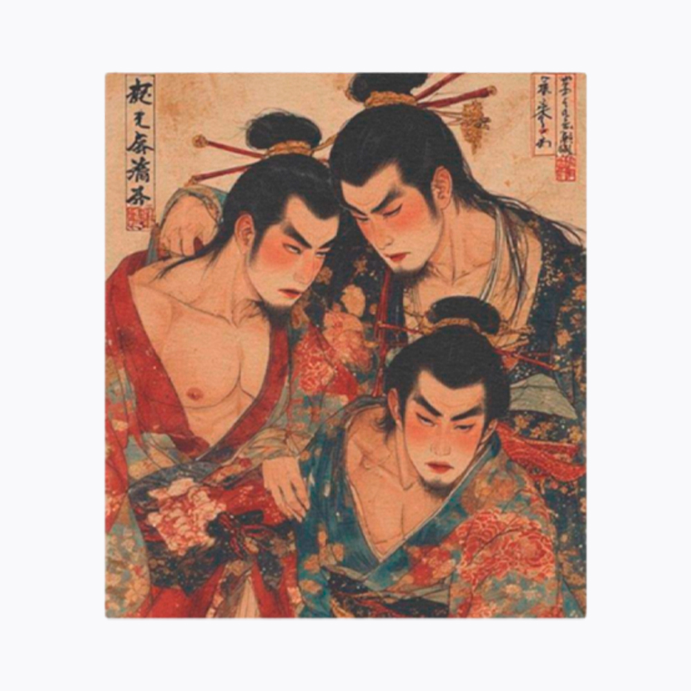 Samurai Brothers Japanese Cropped T-Shirt