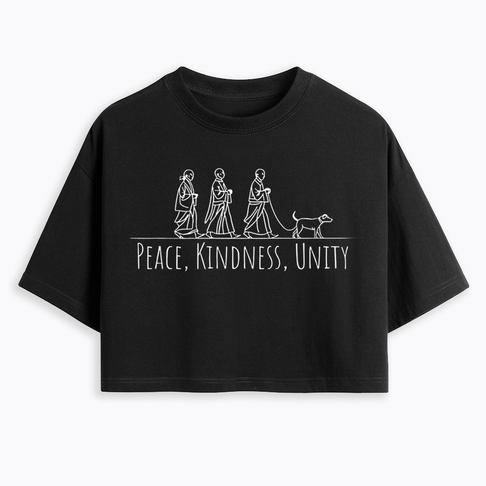 Walk for Peace Cropped T-Shirt