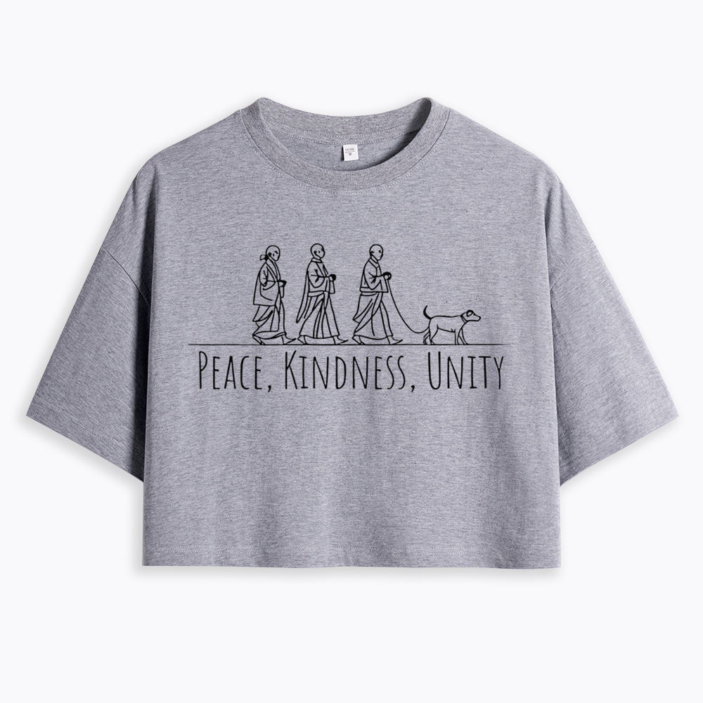 Walk for Peace Cropped T-Shirt