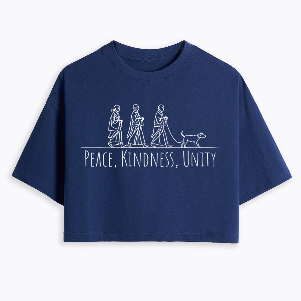 Walk for Peace Cropped T-Shirt