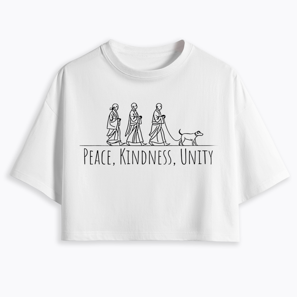 Walk for Peace Cropped T-Shirt