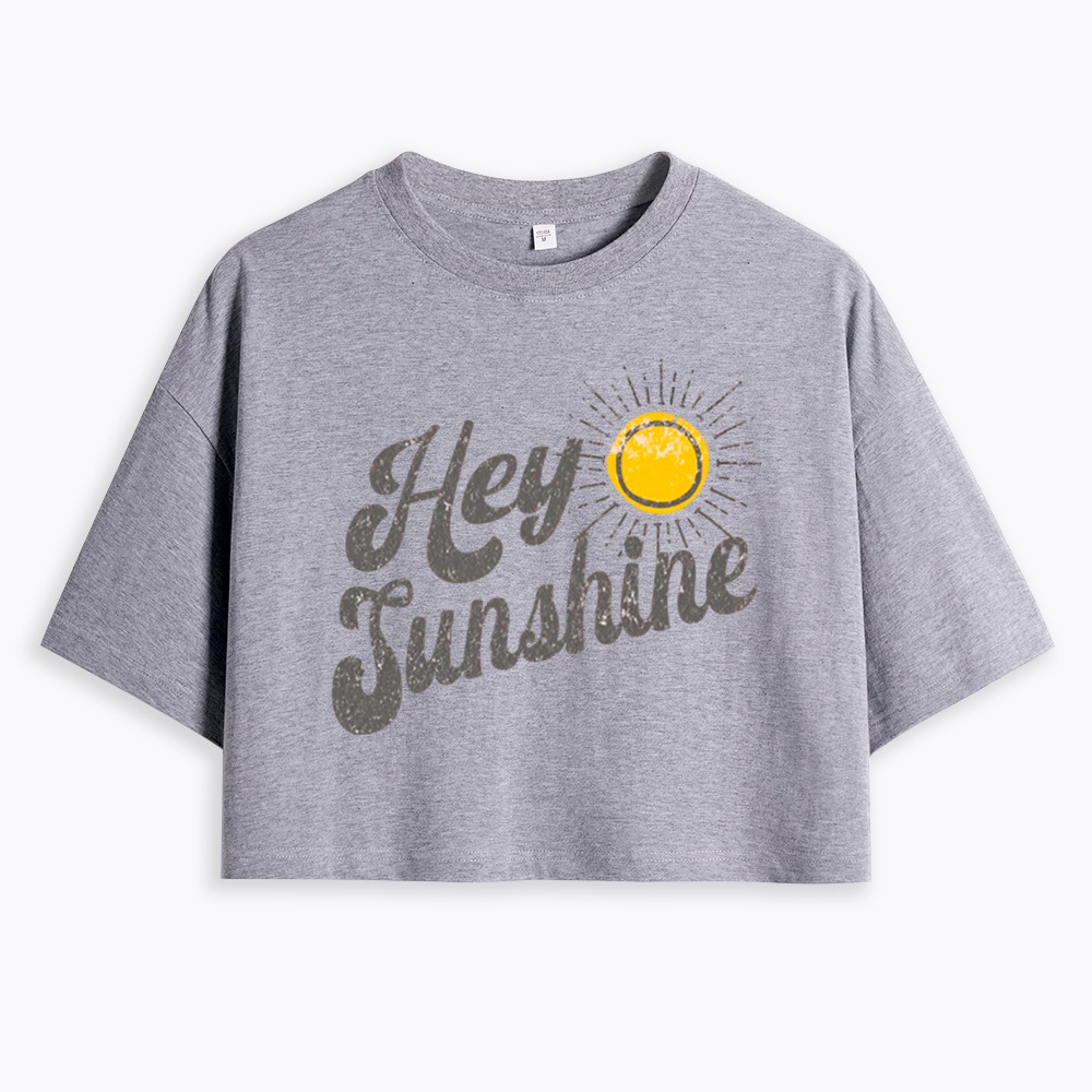 Be Kind Hey Sunshine Cropped T-Shirt