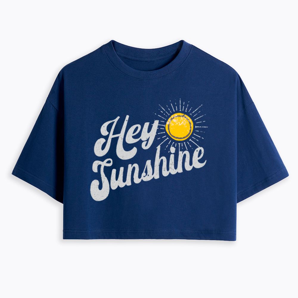 Be Kind Hey Sunshine Cropped T-Shirt