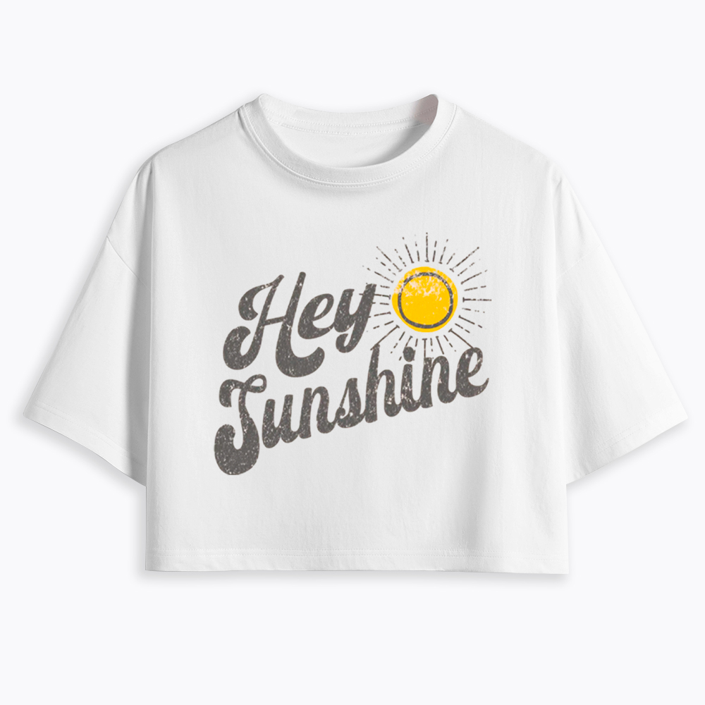 Be Kind Hey Sunshine Cropped T-Shirt