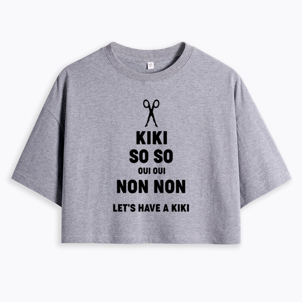 Let's Have a Kiki Cropped T-Shirt