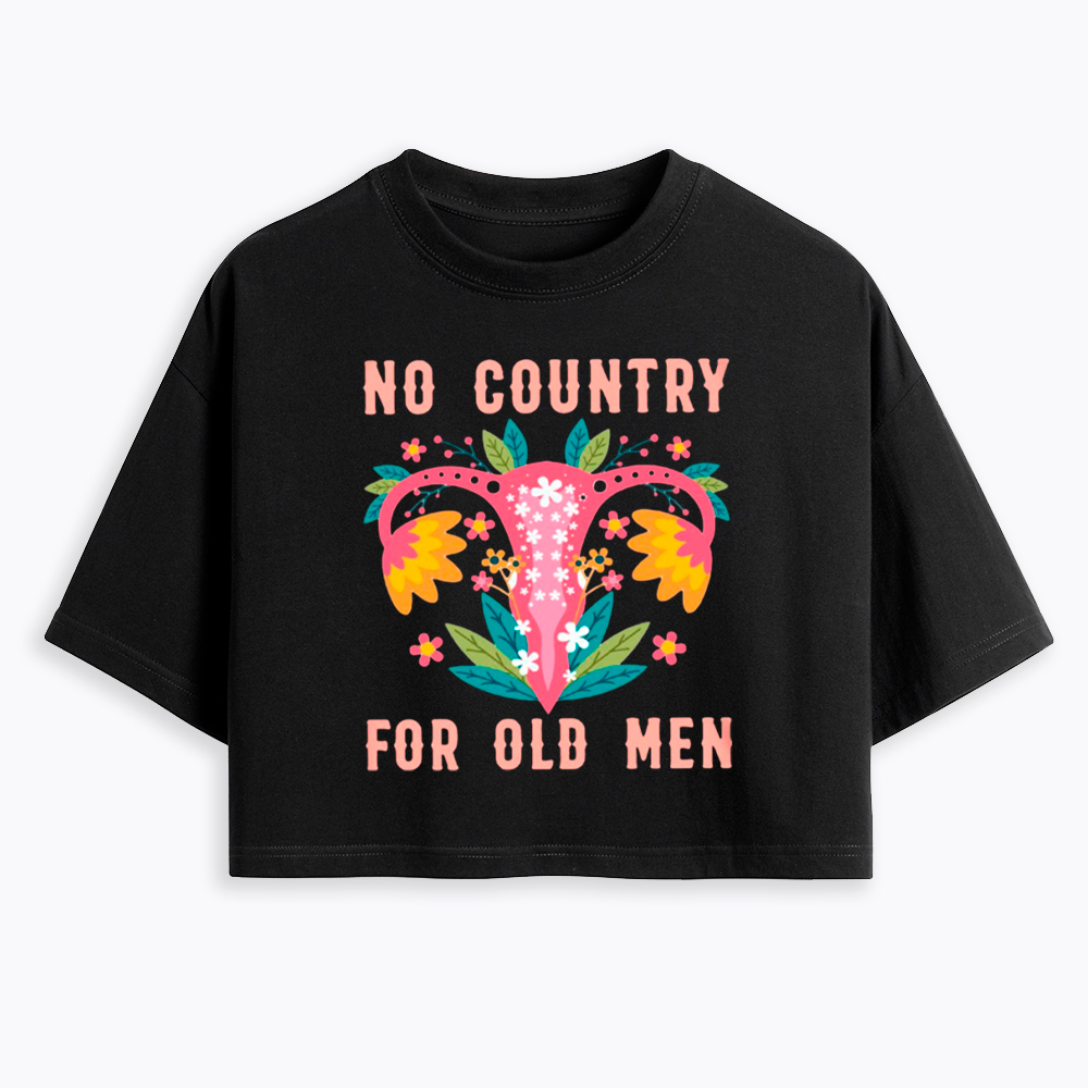 No Country For Old Men Cropped T-Shirt