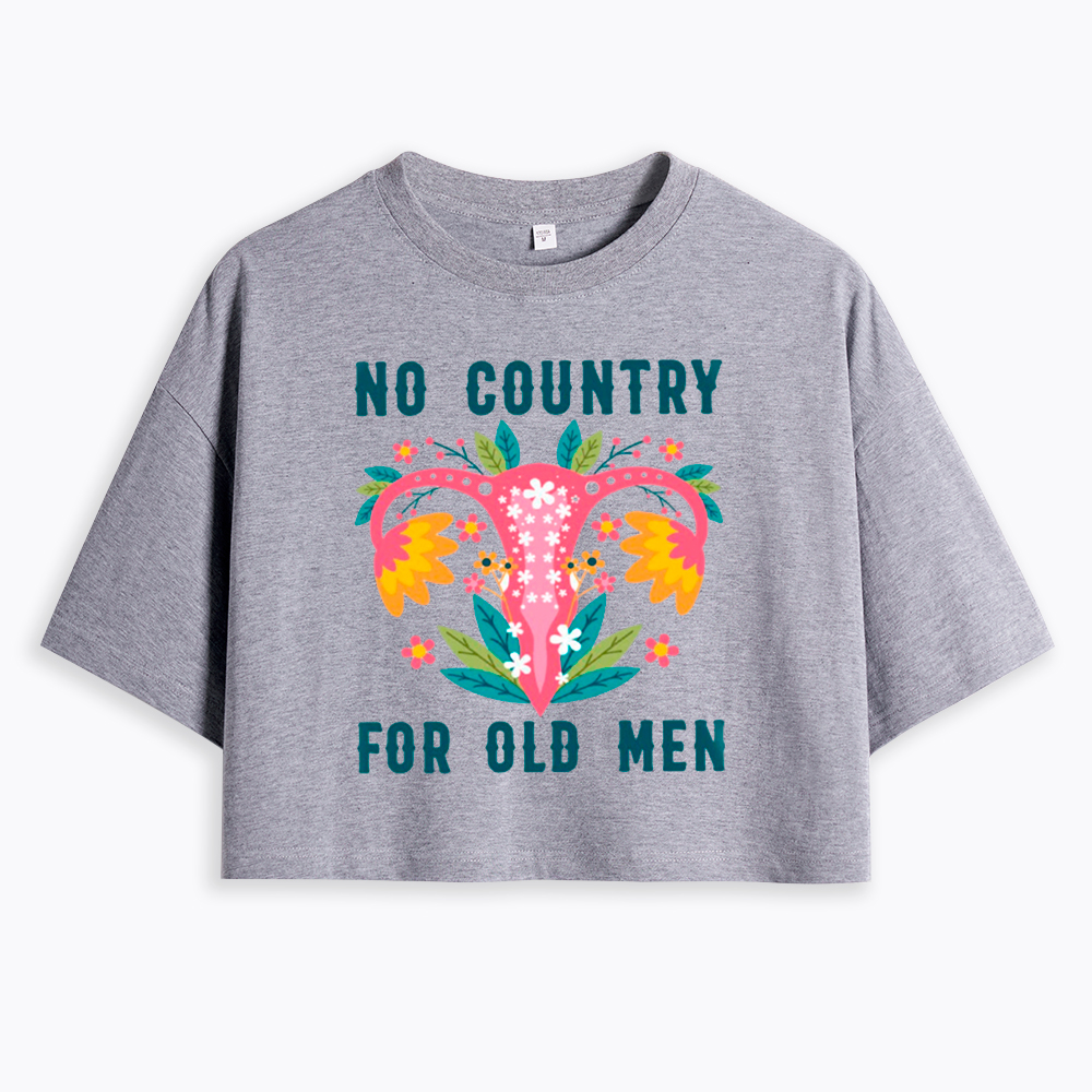 No Country For Old Men Cropped T-Shirt