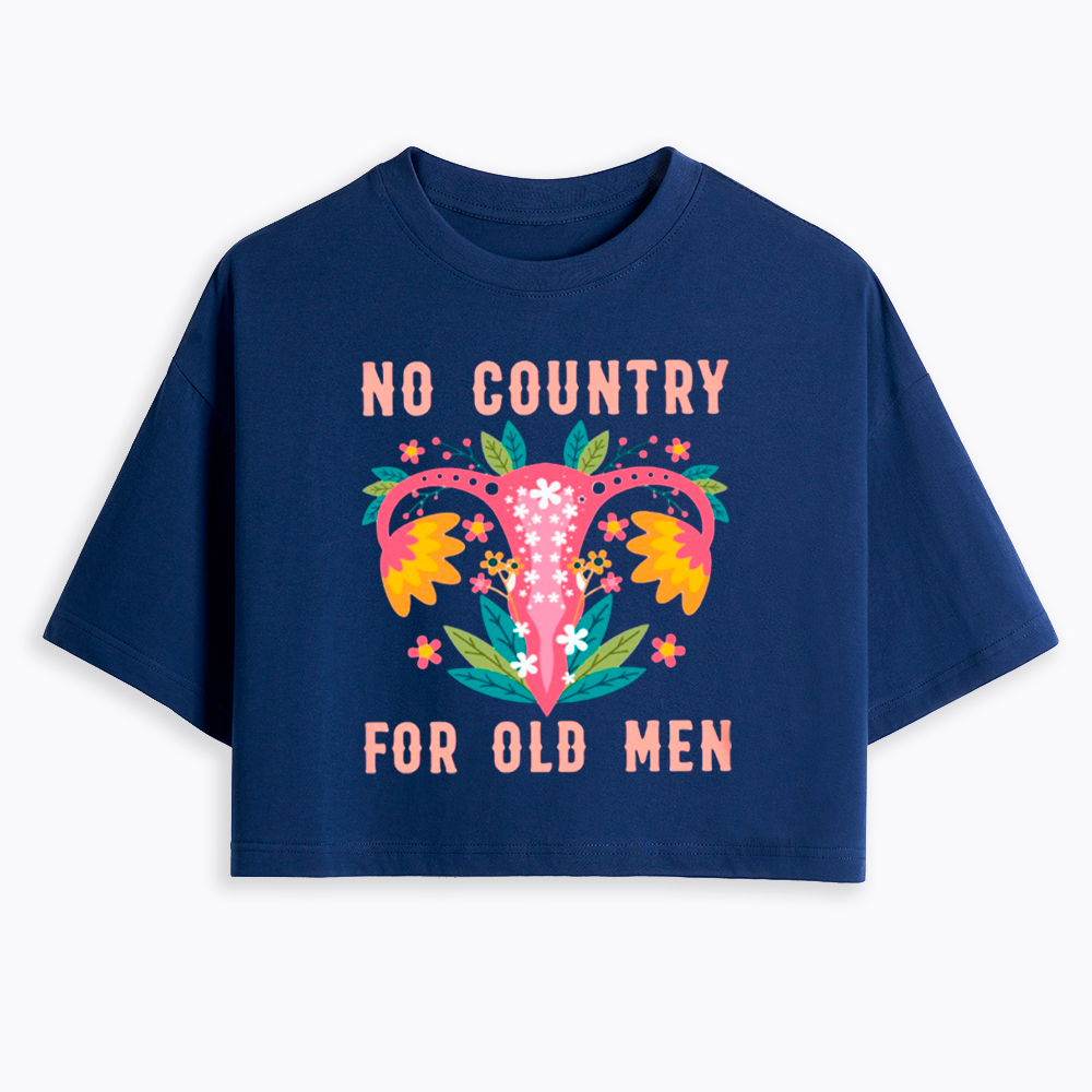 No Country For Old Men Cropped T-Shirt