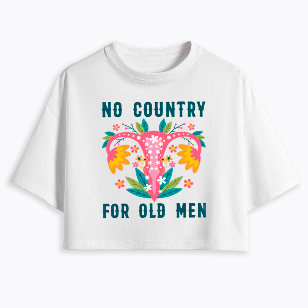No Country For Old Men Cropped T-Shirt