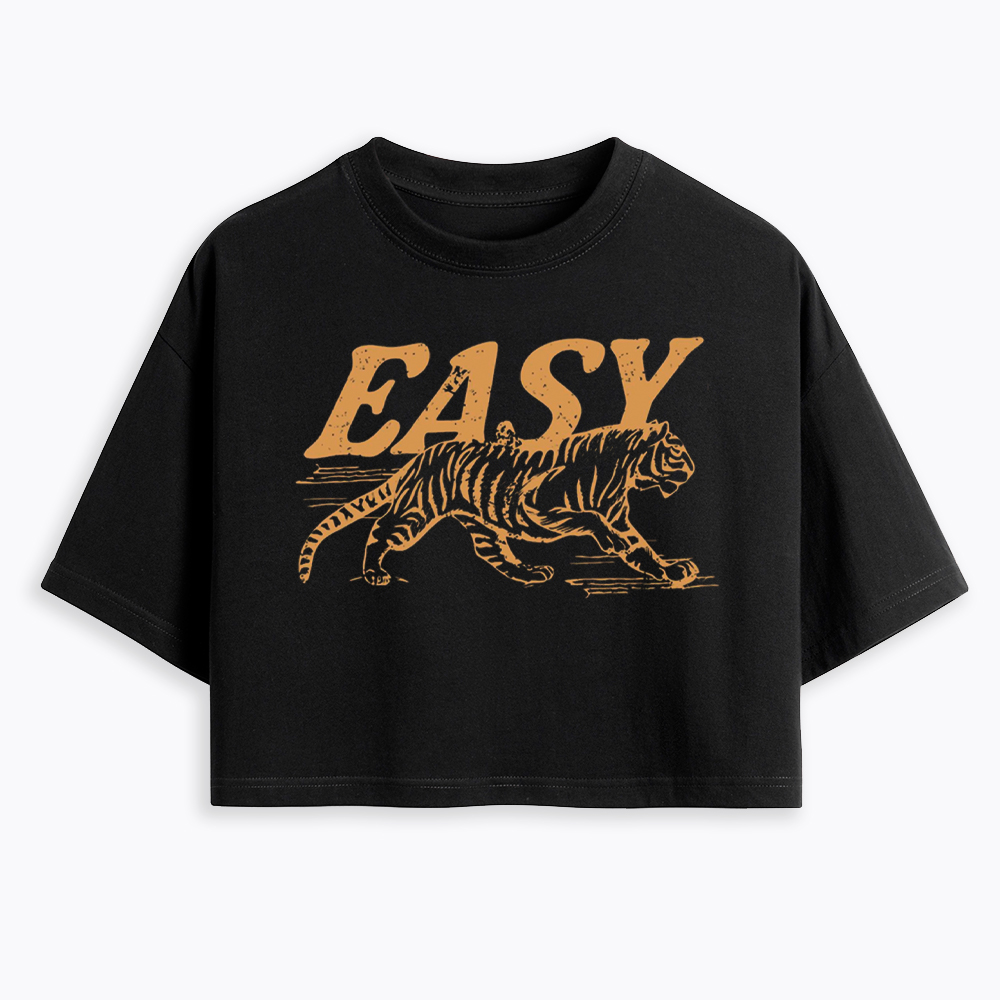 Easy Tiger Cropped T-Shirt