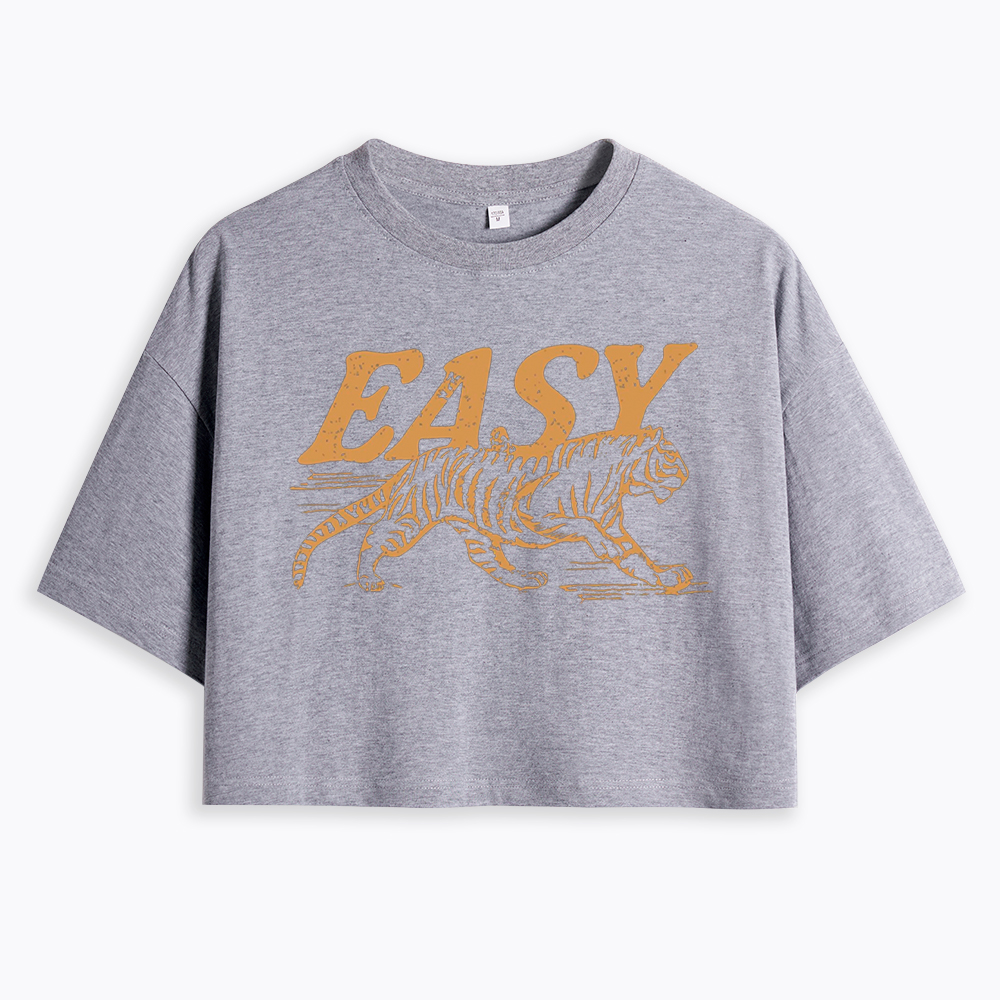 Easy Tiger Cropped T-Shirt