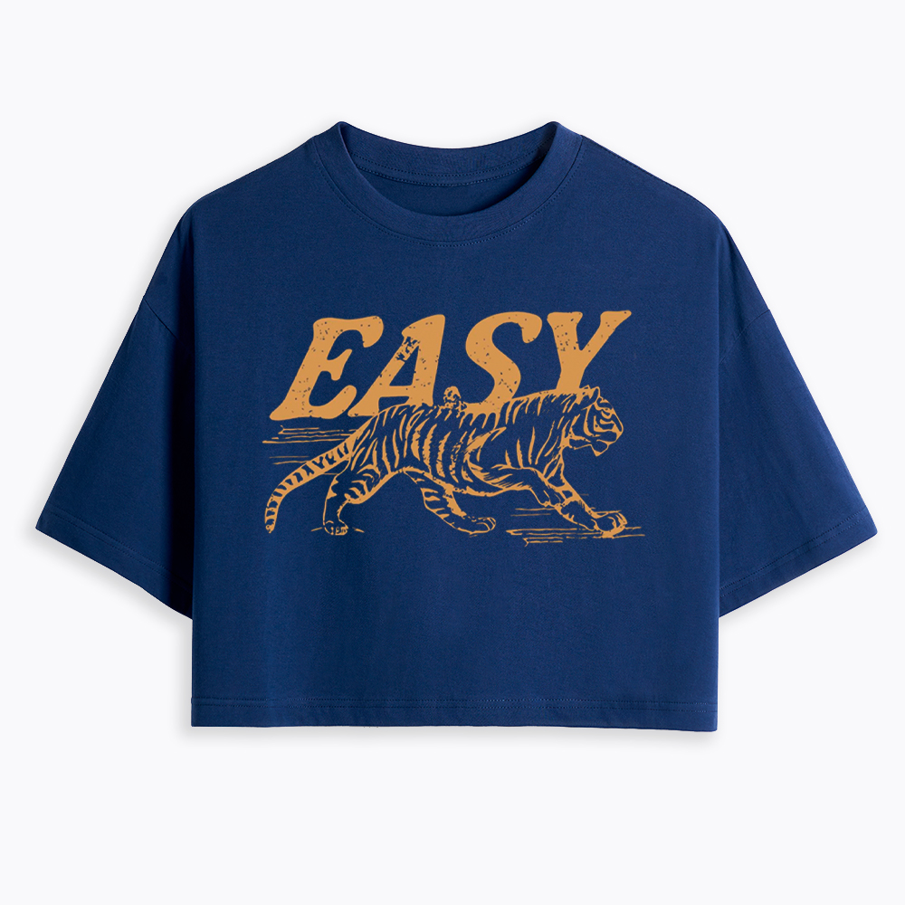 Easy Tiger Cropped T-Shirt
