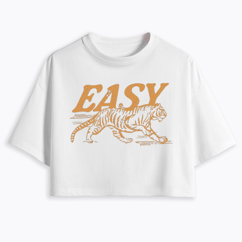 Easy Tiger Cropped T-Shirt