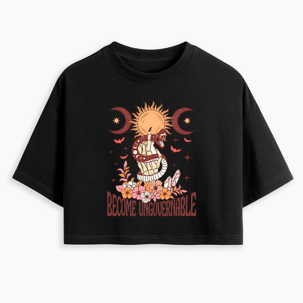 Become Ungovernable Cropped T-Shirt