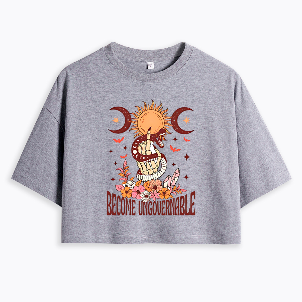 Become Ungovernable Cropped T-Shirt
