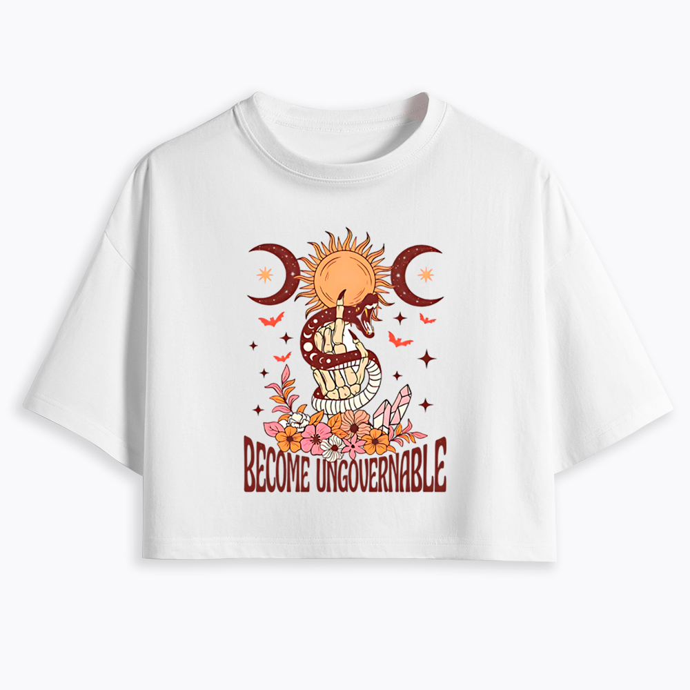 Become Ungovernable Cropped T-Shirt