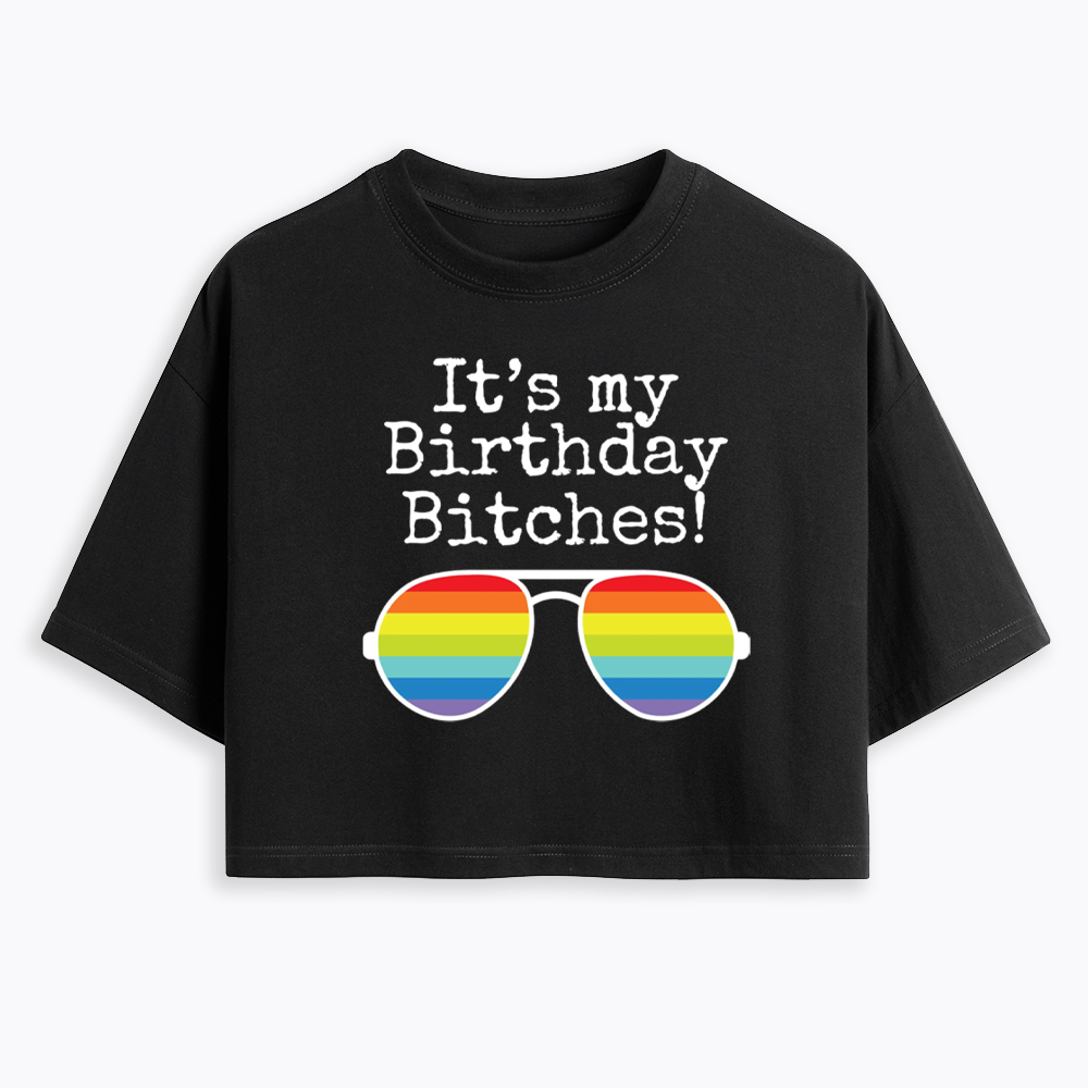 Its My Birthday Cropped T-Shirt