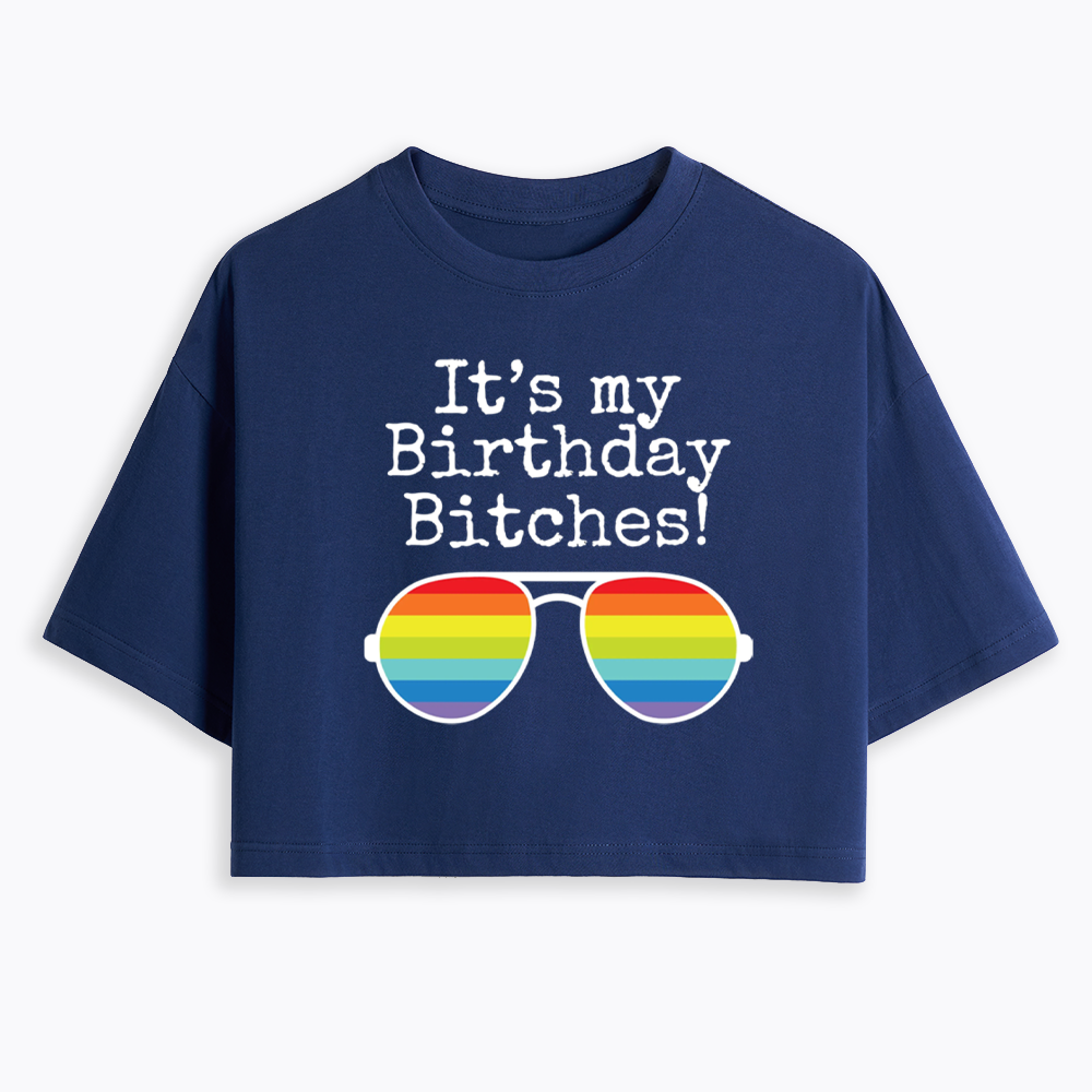 Its My Birthday Cropped T-Shirt