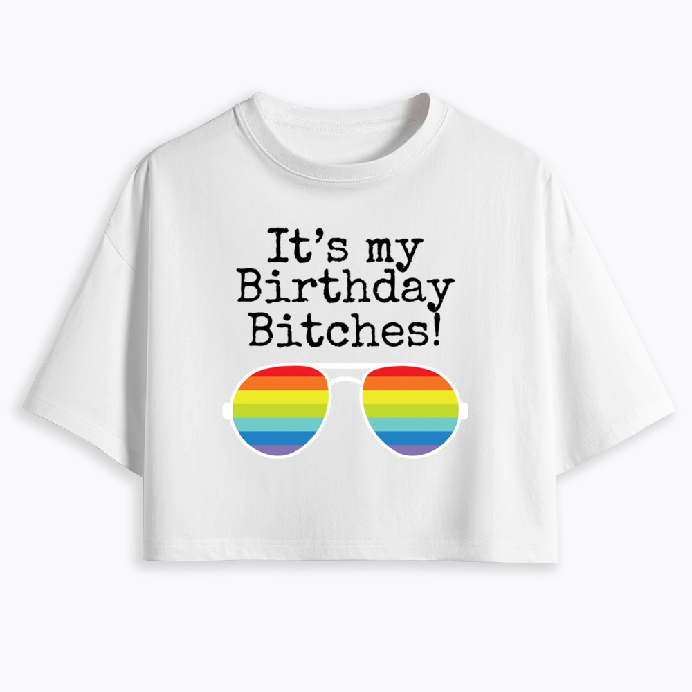 Its My Birthday Cropped T-Shirt