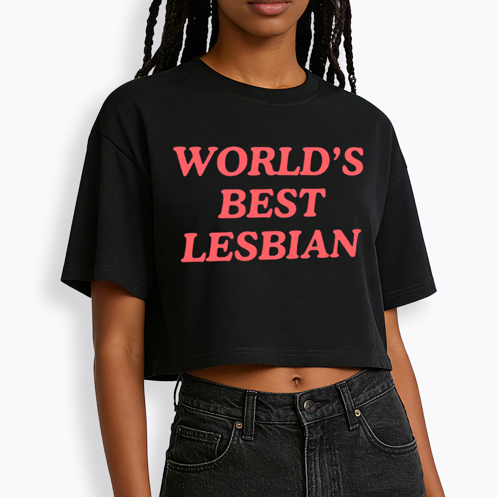 World's Best Lesbian Cropped T-Shirt