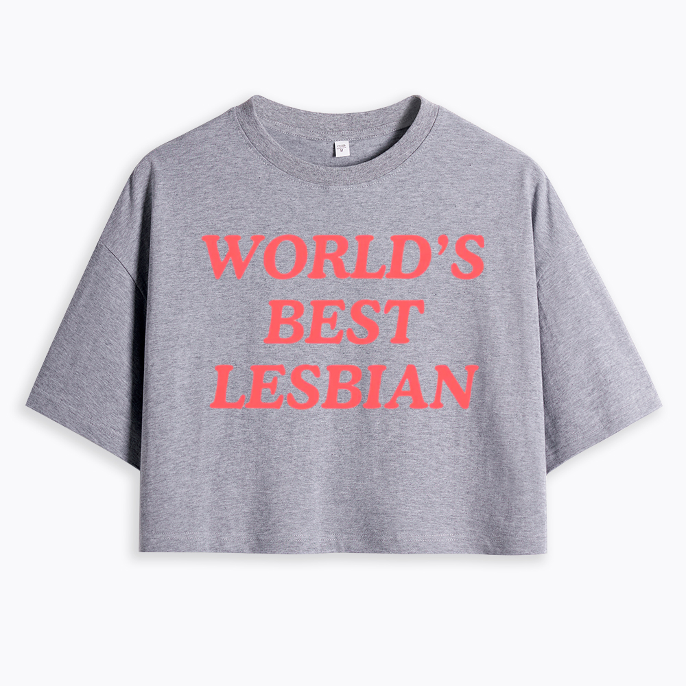 World's Best Lesbian Cropped T-Shirt