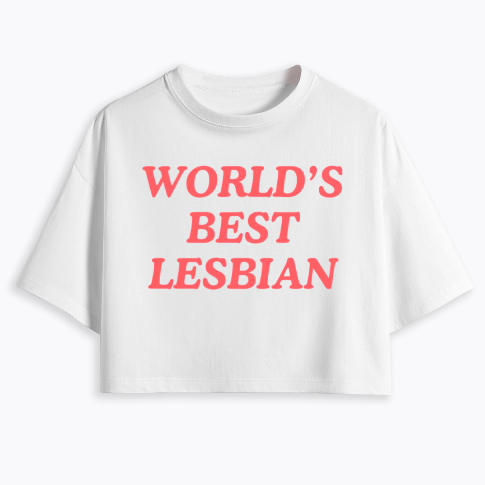 World's Best Lesbian Cropped T-Shirt