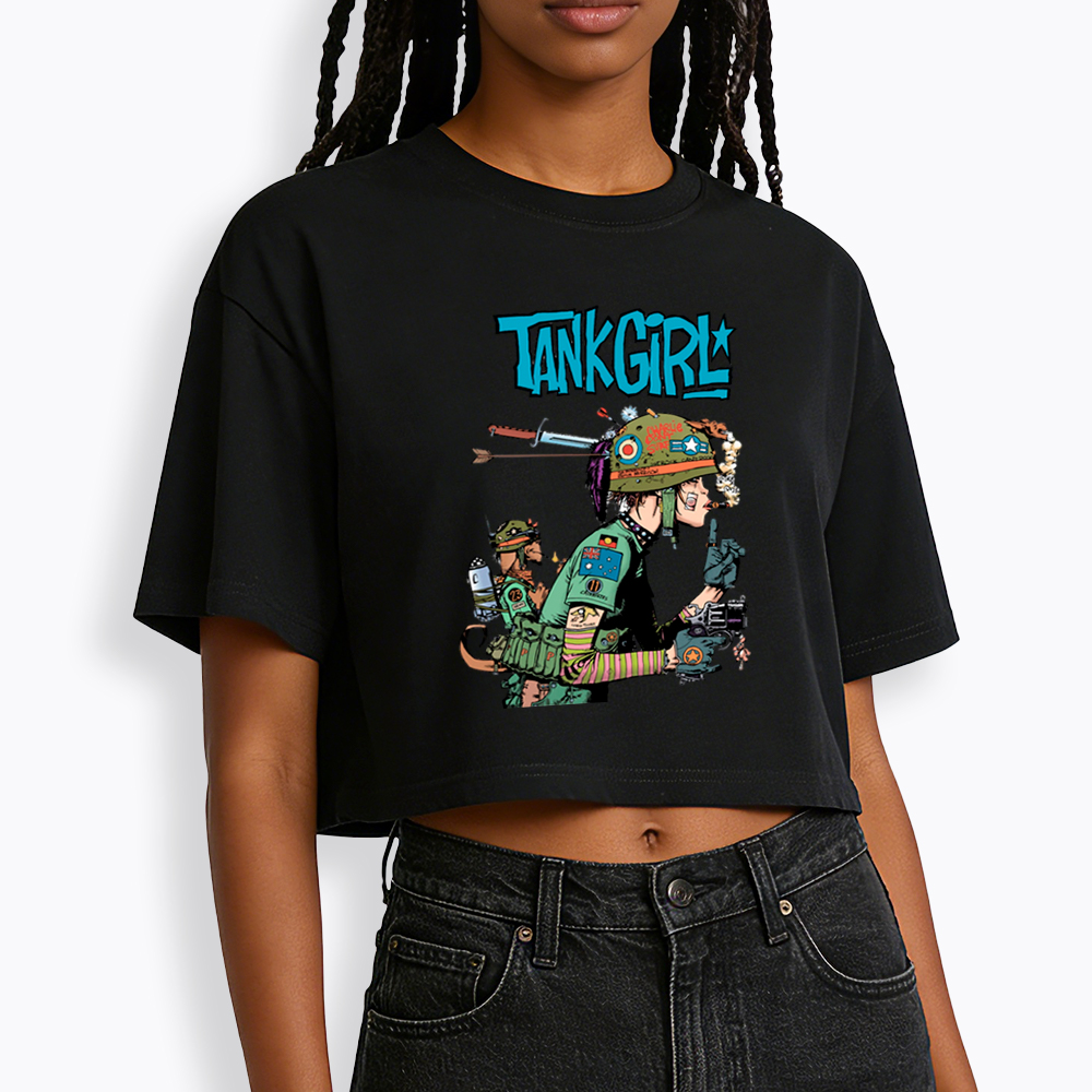 Punk Girl Cropped T-Shirt