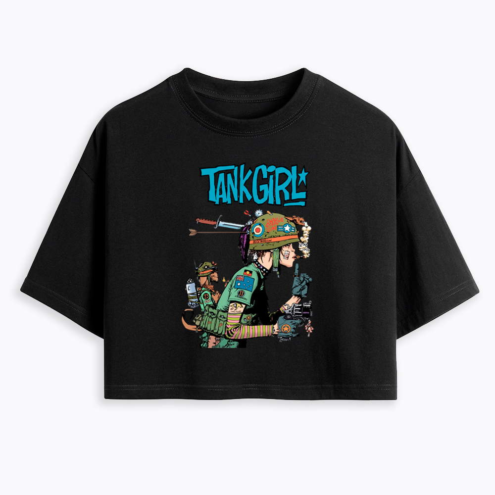 Punk Girl Cropped T-Shirt
